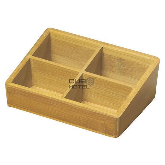 Bandeja de Bambú Stylus para Amenities – Ecológica y Resistente al Agua